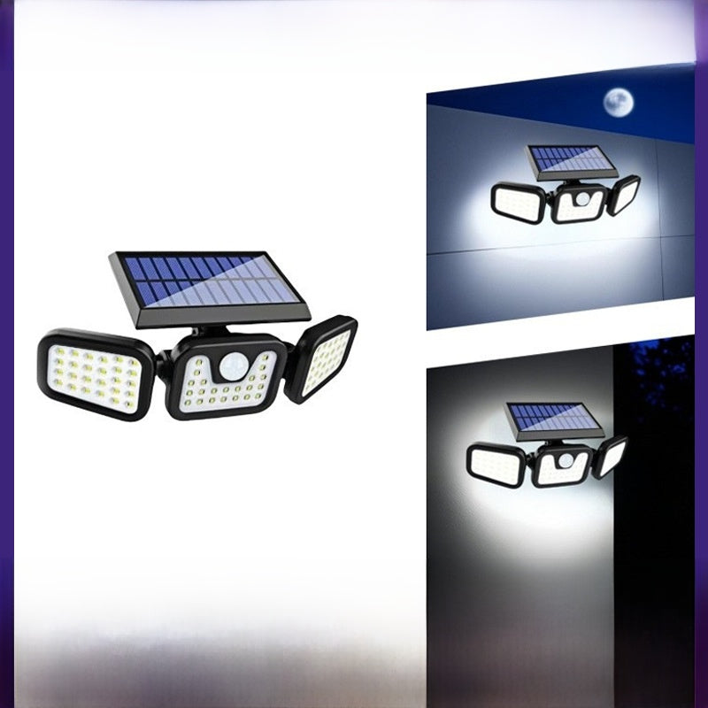 Solar Motion Sensor Security Light - Outdoor Waterproof LED Flood Light